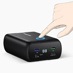 최고의 맞춤형 스마트 고속 충전 USB-C 100W 소형 노트북 충전기 보조베터리, 26800mAh