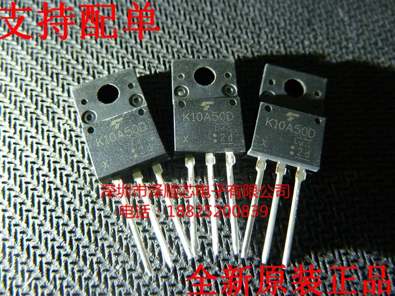 

30pcs original new K10A50D TK10A50D TO-220F 10A 500V field-effect transistor