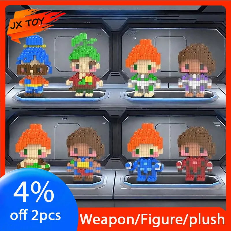 

JX TOY Split Fictions Building Blocks Series Connection Version Zoe Figure DIY Desk Ornaments MIIOW Statue Miniature Blocks Toys