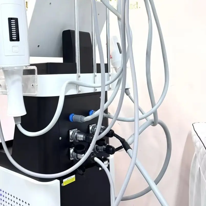 Máquina de adelgazamiento con rodillo de cavitación, quemagrasas, estiramiento de la piel, reducción de grasa, punta de radiofrecuencia Facial, adelgazamiento