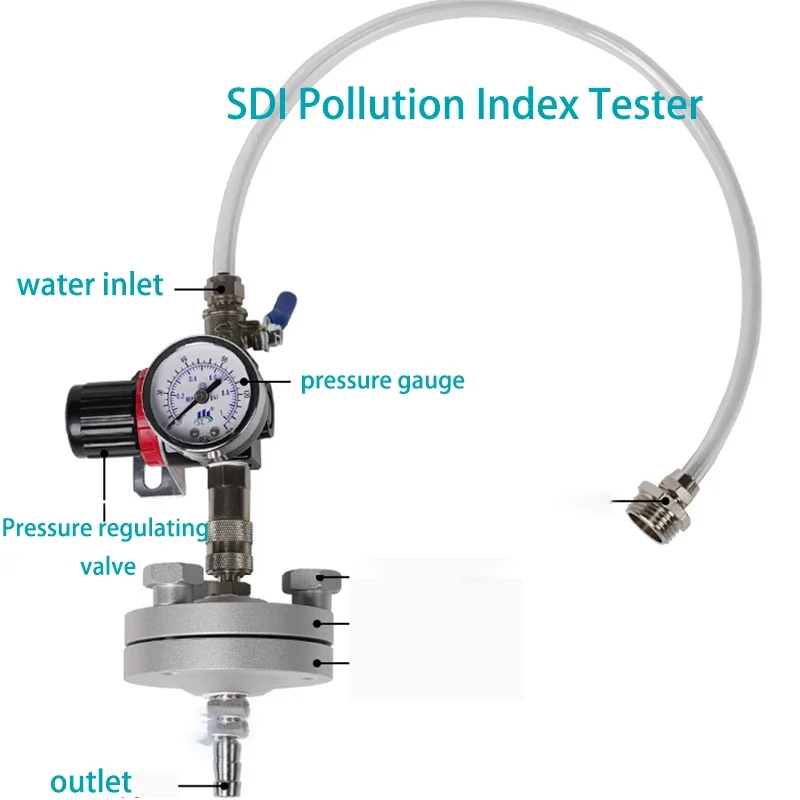 

SDI тестер индекса загрязнения ручное тестирование портативный 47 мм 0,45 мкм 100 шт. фильтр мембрана тестирование качества воды индекс большей плотности