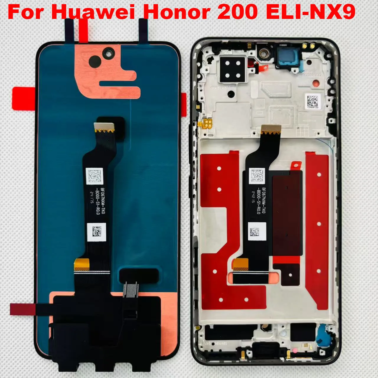 6.7' Original New ELI-NX9 LCD For Huawei Honor 200 LCD ELI-AN00 Display Screen Touch Digitizer Assembly with Frame for Honor200