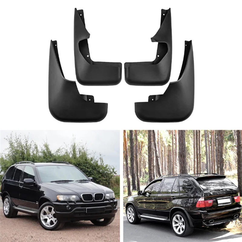 

Unique Car Mud Flaps Fender Mud Guard Flap Splash Flaps Accessories For BMW X5 2002-2007 With Pedal