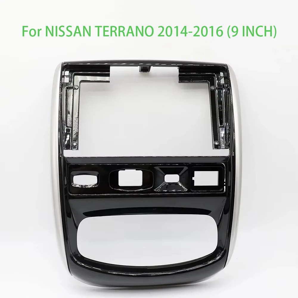 

9 inch Car Radio DVD Player Fascias Frame for NISSAN TERRANO 2014-2016 Dash Kit Install Console Bezel Adapter Plate Trim Cover