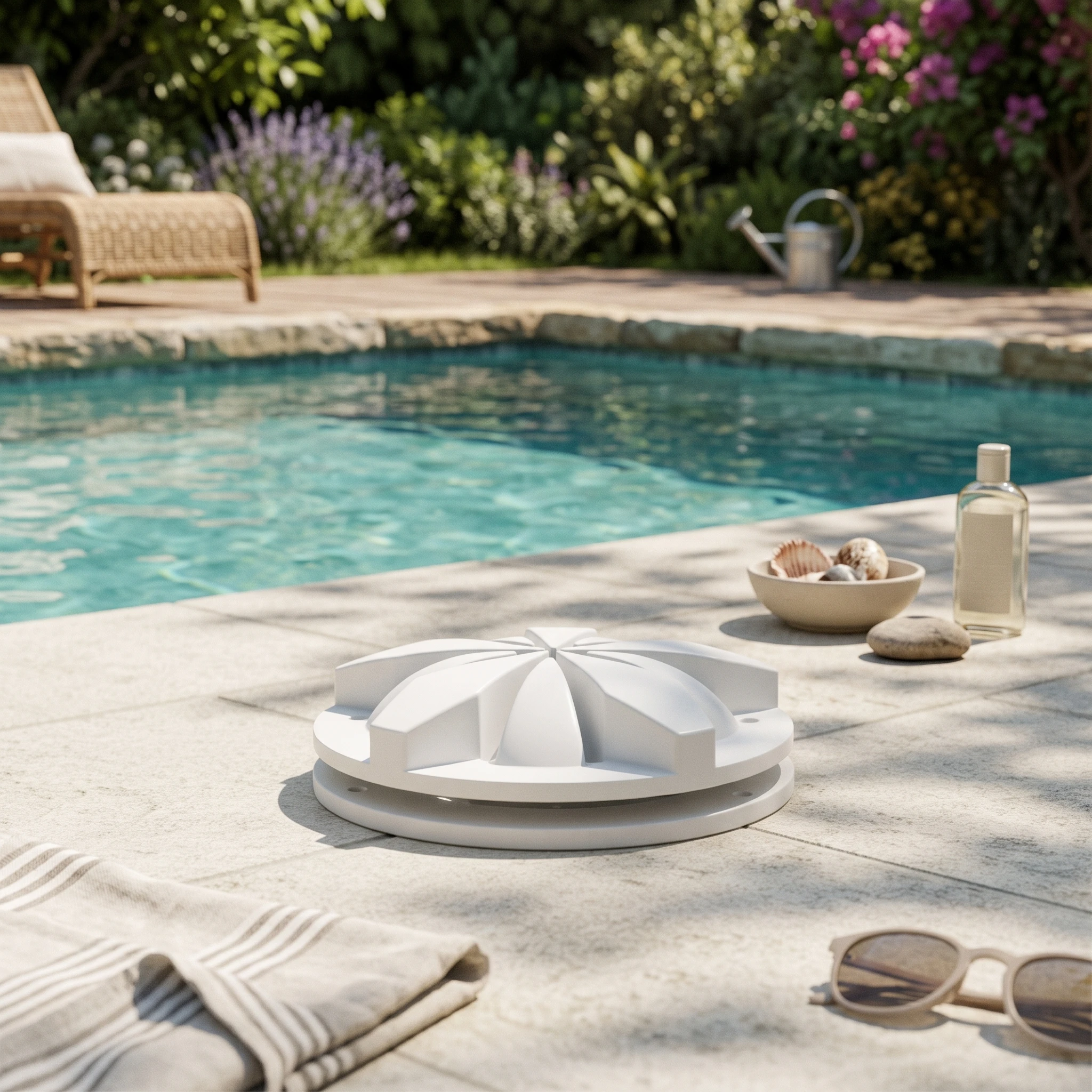 Pool Return Outlet Low-Height Anti-Vortex Drain Cover Drain Cover Plastic Pool Inlet Fitting Corrosion-Resistant
