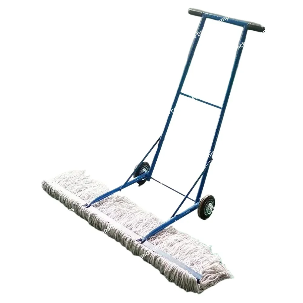 

1.2 meters large dust cart flat mop outdoor indoor court factory property large row drag thickened