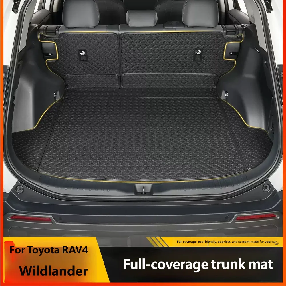 For Toyota RAV4 Wildlander 2026 Leather Rear Trunk Mats Waterproof Rear Cargo Liner Car Interior Protective Pad Accessories