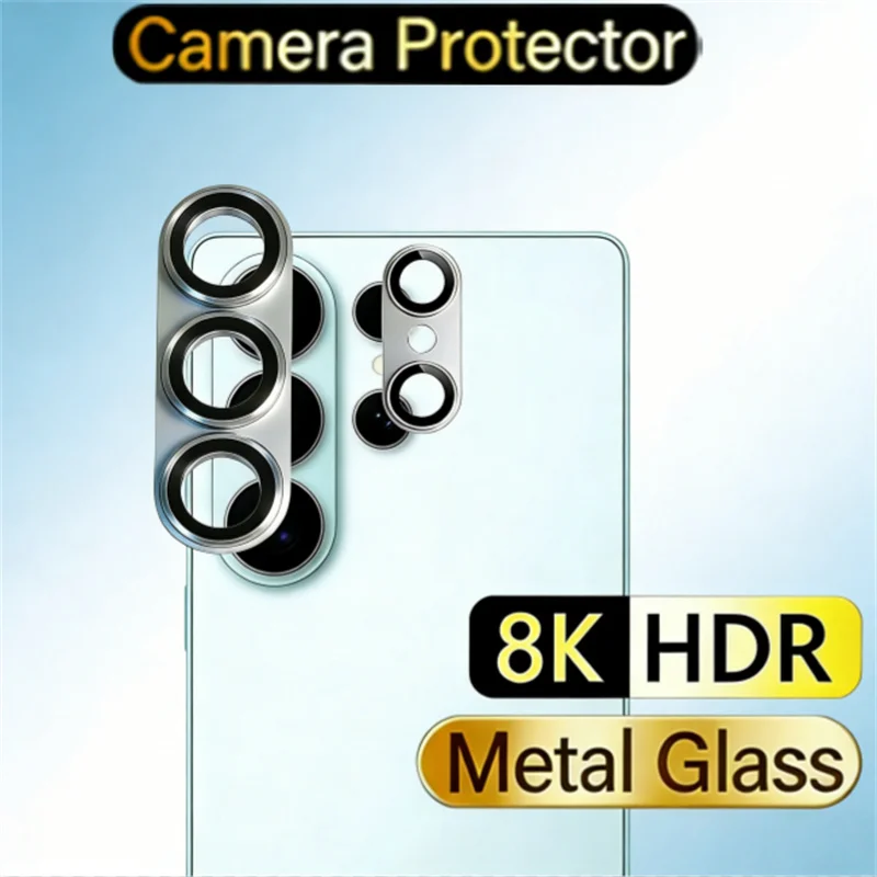 

Матовое защитное стекло 8K HD Full Cover для камеры Samsung S26 Ultra, металлическая защита камеры для Samsung S26 Plus, аксессуары для Samsung S26