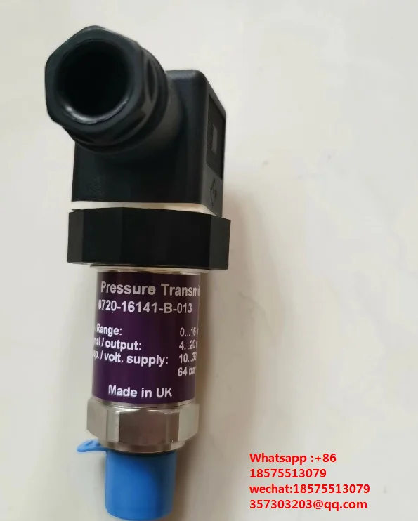 For SUCO 0720-16141-B-013 Pressure Sensor 0-16BAR 4-20mA Gear Box Impurity Switch 1 Piece