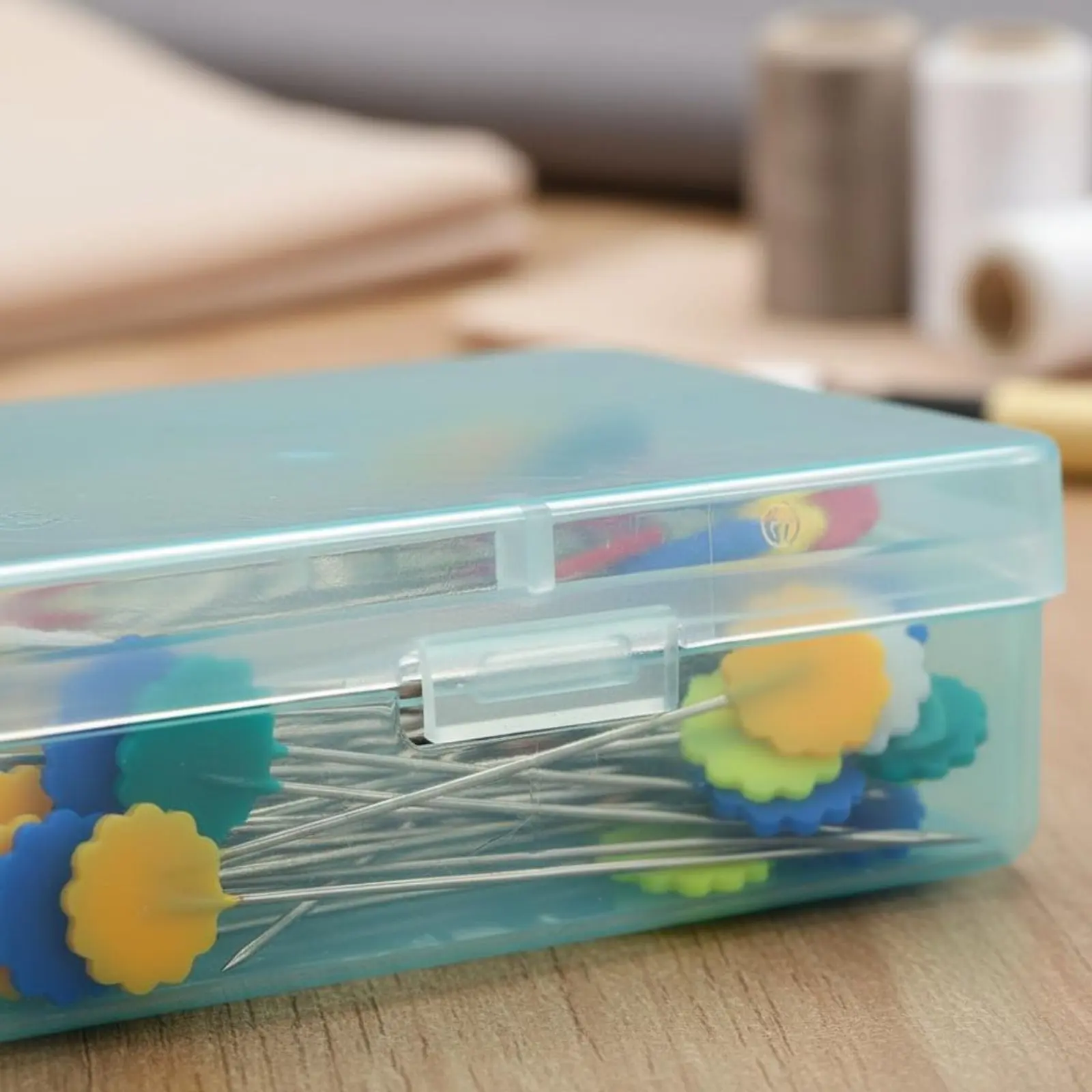 Textile Positioning Pins Multi-Color Decorative Head Pins for Seamstresses, Craft Projects, Dressmaking