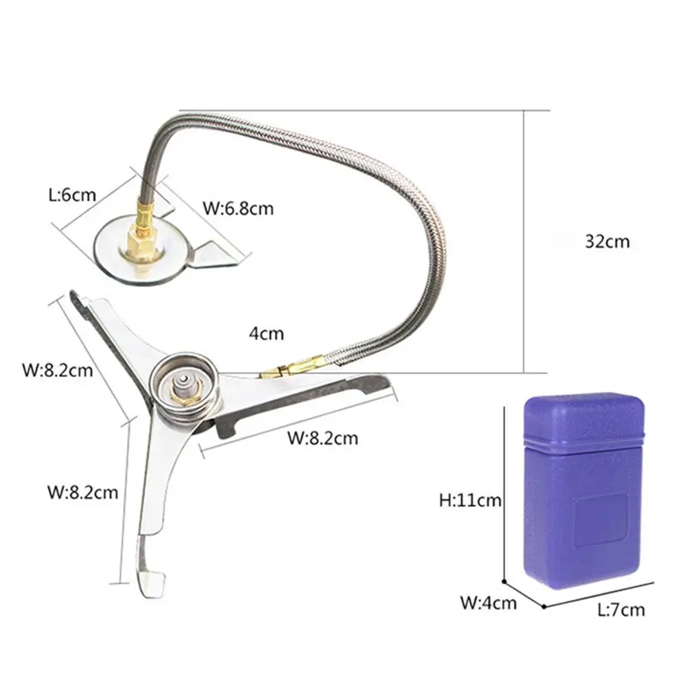 

Compact Camping Stove Adapter Camping Stove Accessory Outdoor Gas Stove Adapter Compact Storage Design Camping Trip