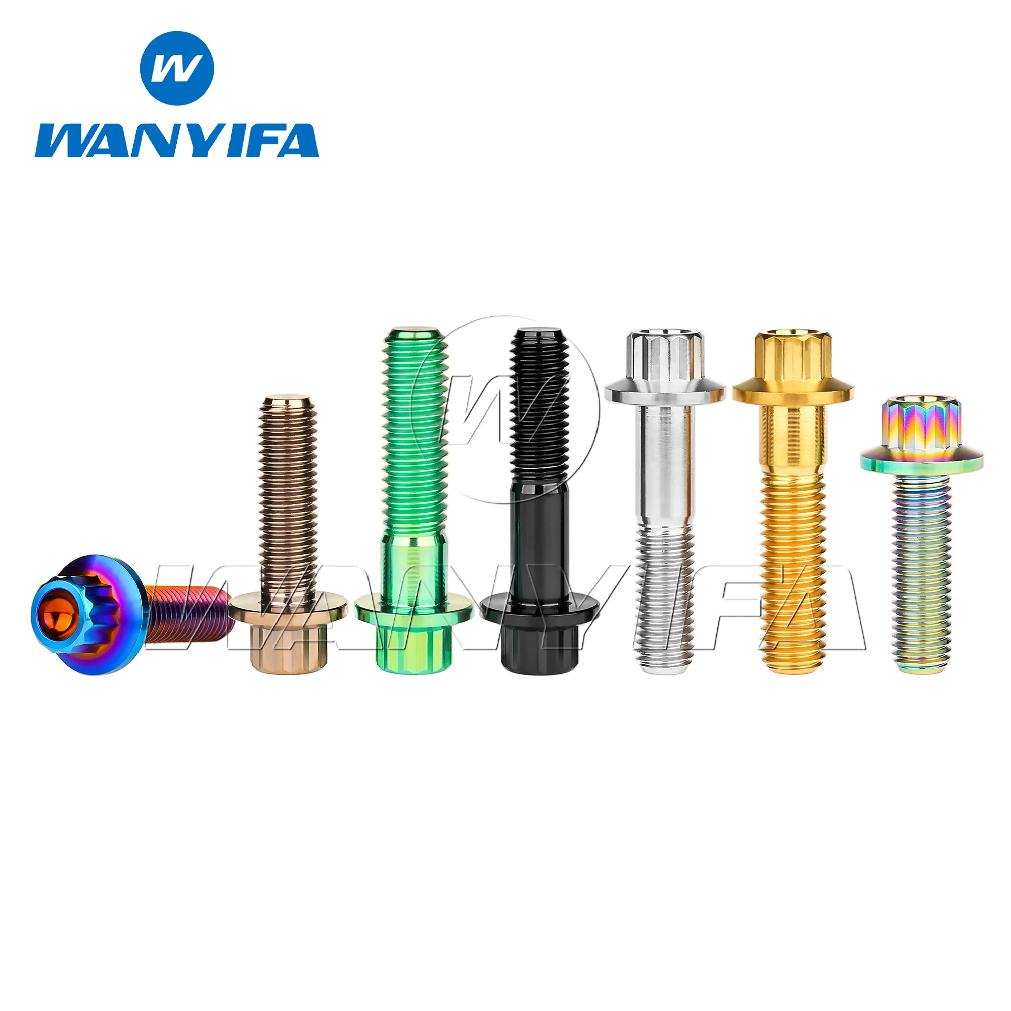 

Titanium Bolts M7x24/32mm /M8x32mm 12 Angle Screws with Pitch 1.0mm/1.25mm for Automotive Wheel Conversion Parts 4pcs/10pcs