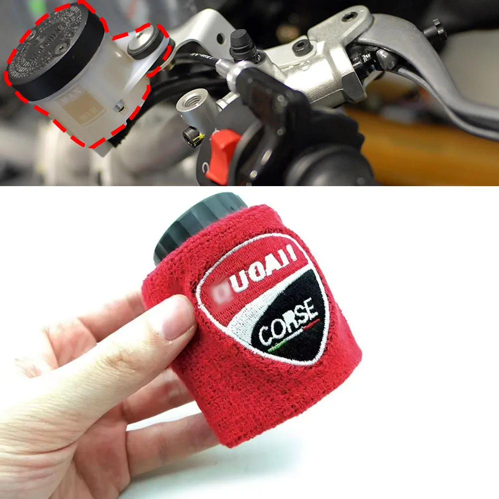 

For DUCATI Monster S4/S4R/S4RS 2003 2006 2007 2008 Motorcycle Front Brake Fluid Reservoir Cup Oil Tank Sock Sleeves Accessories