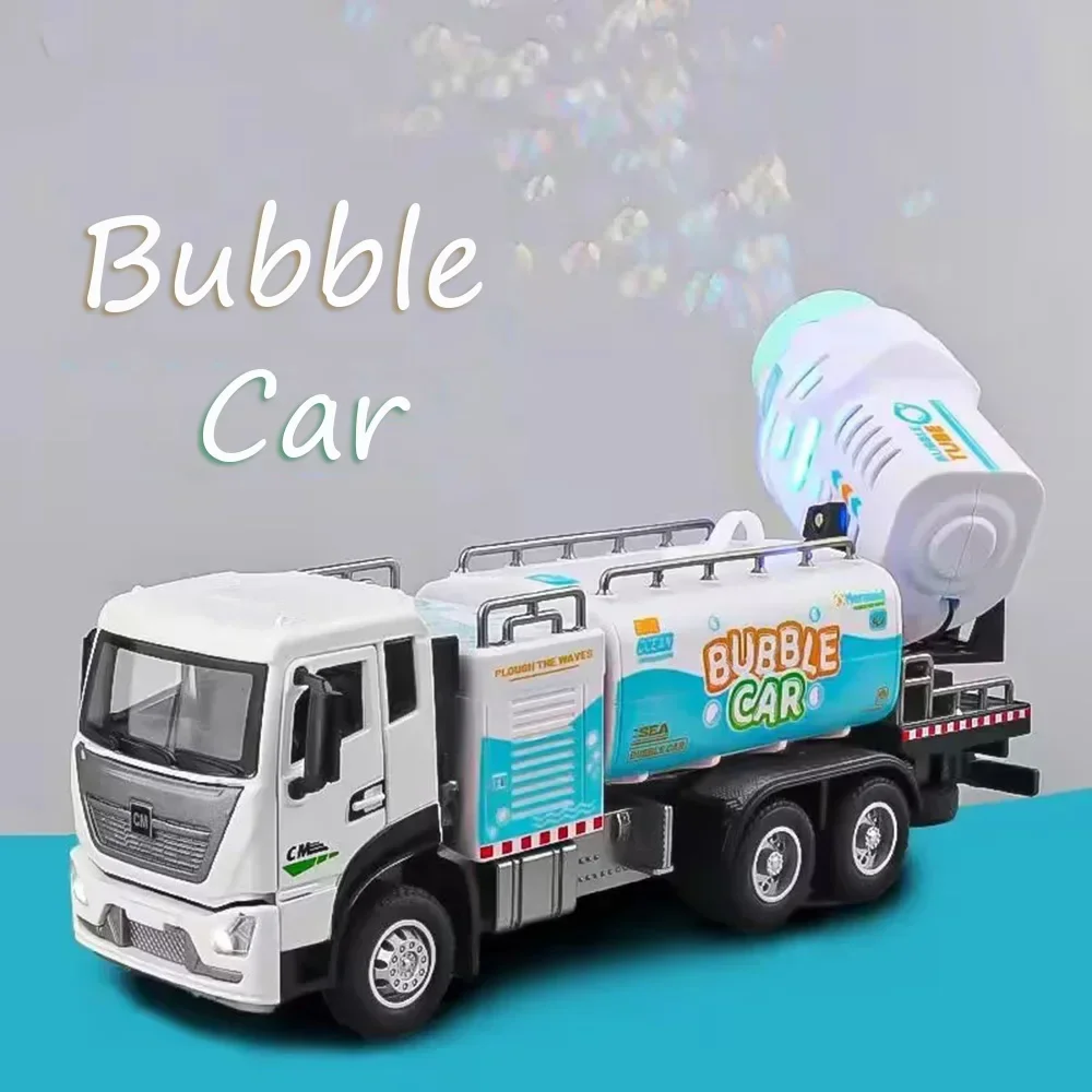 1/24バブルカーおもちゃモデルホイールプルバックエンジニアリング車両サウンドライトラバータイヤモデルカー子供向けフェスティバルギフト