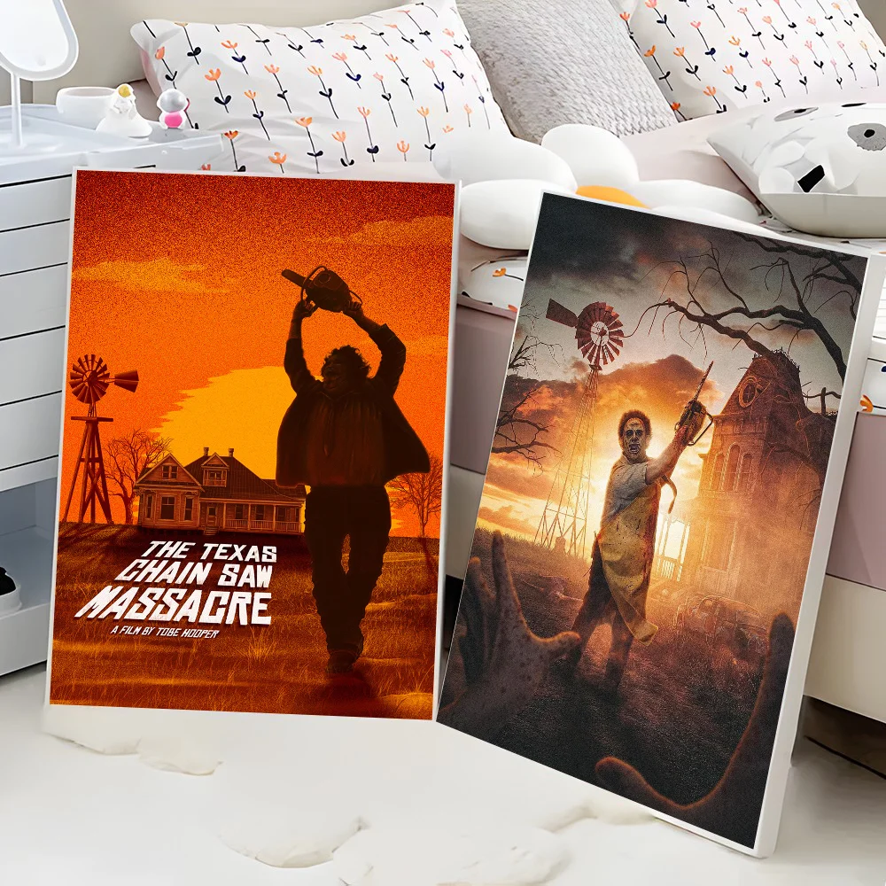 The Texas Chainsaw Massacre Classic Vintage Posters Whitepaper Prints Posters Artwork Kawaii Room Decor