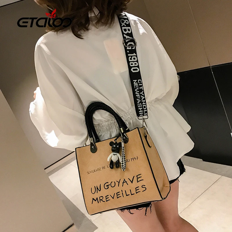 2024 New Women Scrub Leather Shoulder Bags Casual Vintage Ladies Crossbody Bag Handbag Female Tote Solid Clutch Hot Sale Bags