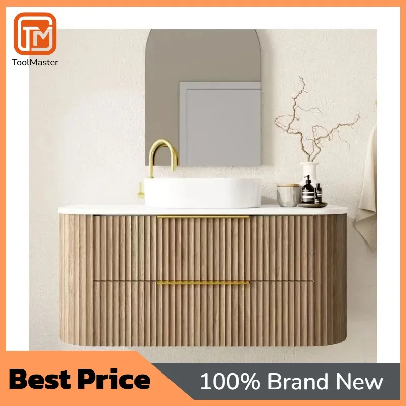 

[Hot Sale]Modern Minimalist High-quality Wall-mounted Home-style Bathroom Cabinet For Large Apartments