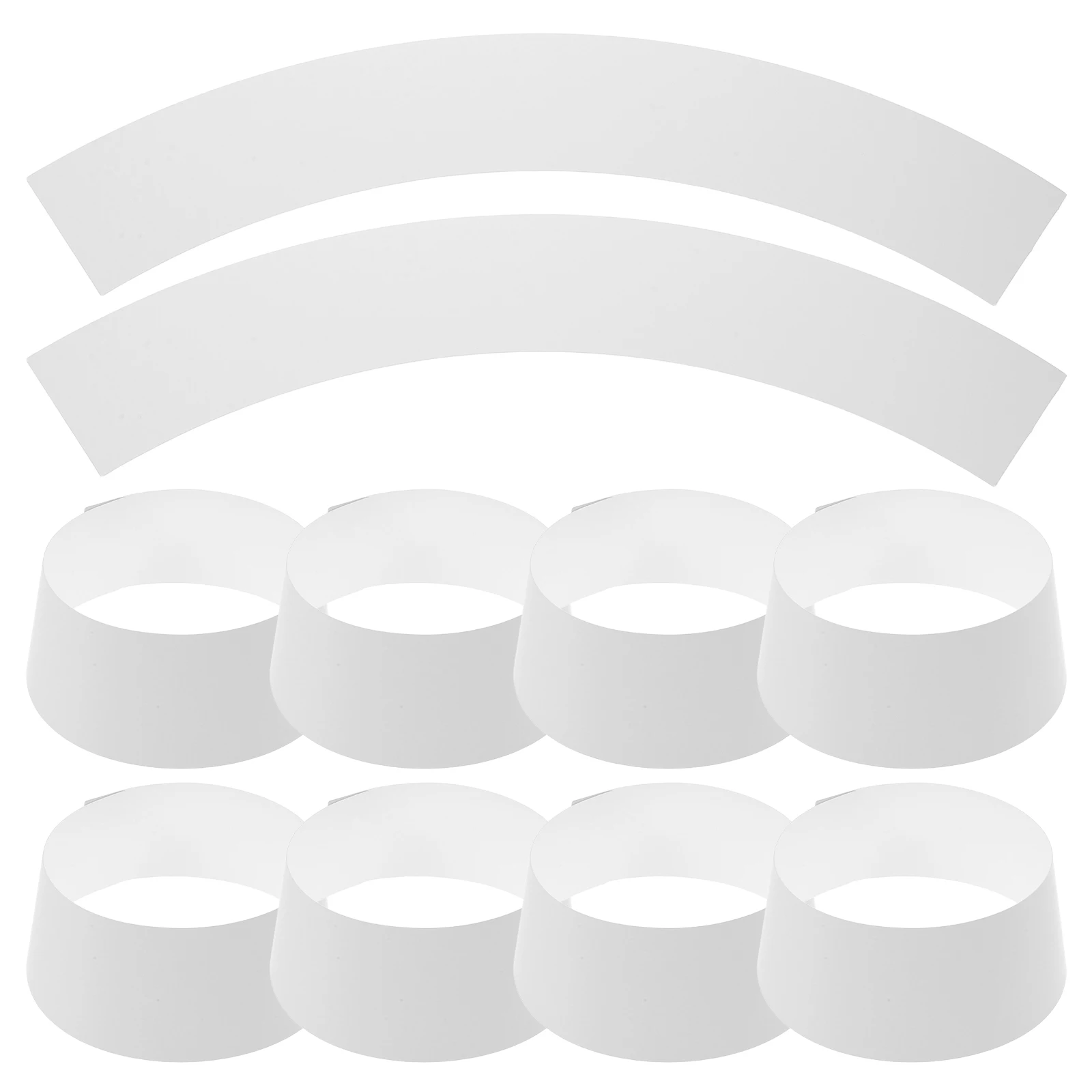 

20pcs Hat Inner Support Basin Cap Formers Shape Restoration Wrinkle Prevention Paper Lightweight Round Flat Top