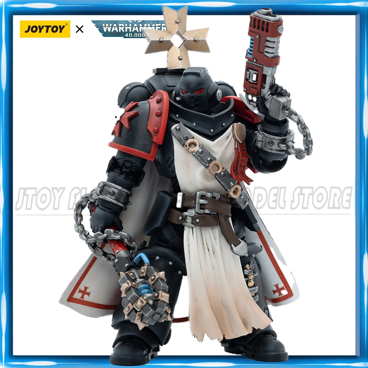 [IN STOCK] JOYTOY Warhammer 40K 1/18 Action Figure Black Templars Sword Brethren Brother Dragen Anime figures Toys Model