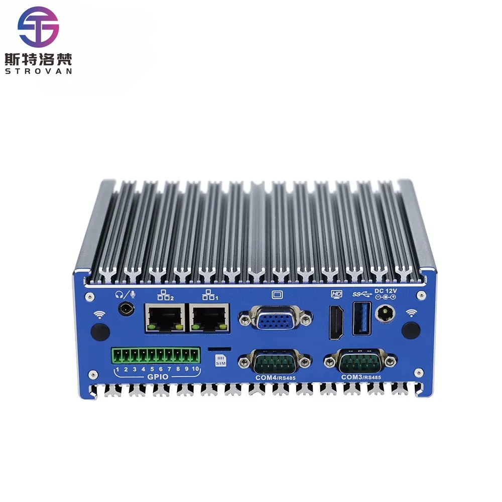 Fanless Design Borebone System N11-J1900 CPU Embedded Computer with 4*COM