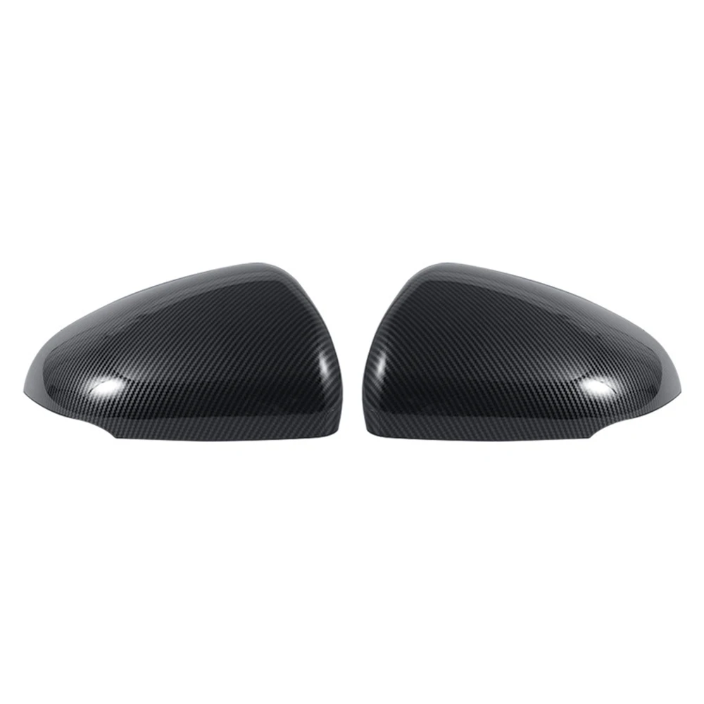 Black Carbon Fiber For Mercedes-Benz CLA-Class C118 2019 - 2024 Door Mirror Cover Paste style Car Accessorie External Decorate view 6