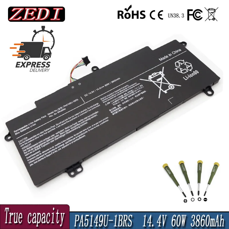 

ZEDI PA5149U-1BRS Laptop Battery For Toshiba Z40T-A1410 Z50-A TECRA Z40 Z40-C Z40-A-110 Z40-A-146 Z50 60WH 3860mAh