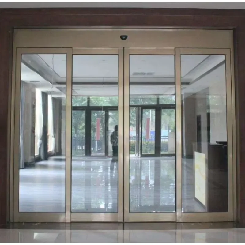 Good price automatic entrance doors with aluminum profile