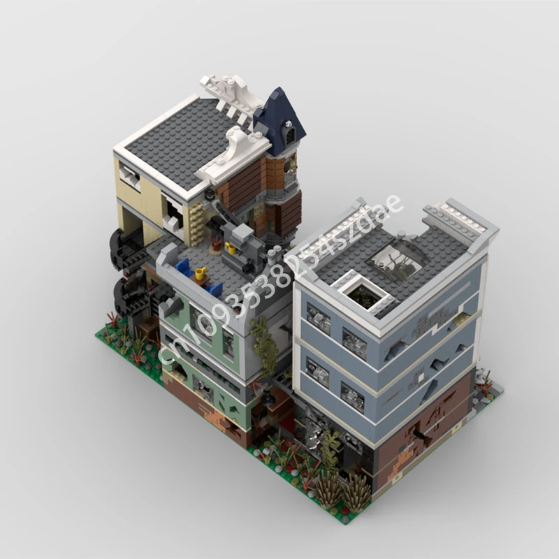 

4444pcs MOC assembly square apocalypse version Building Blocks Solve the problem up Children Kids Christmas toy Gift Adult