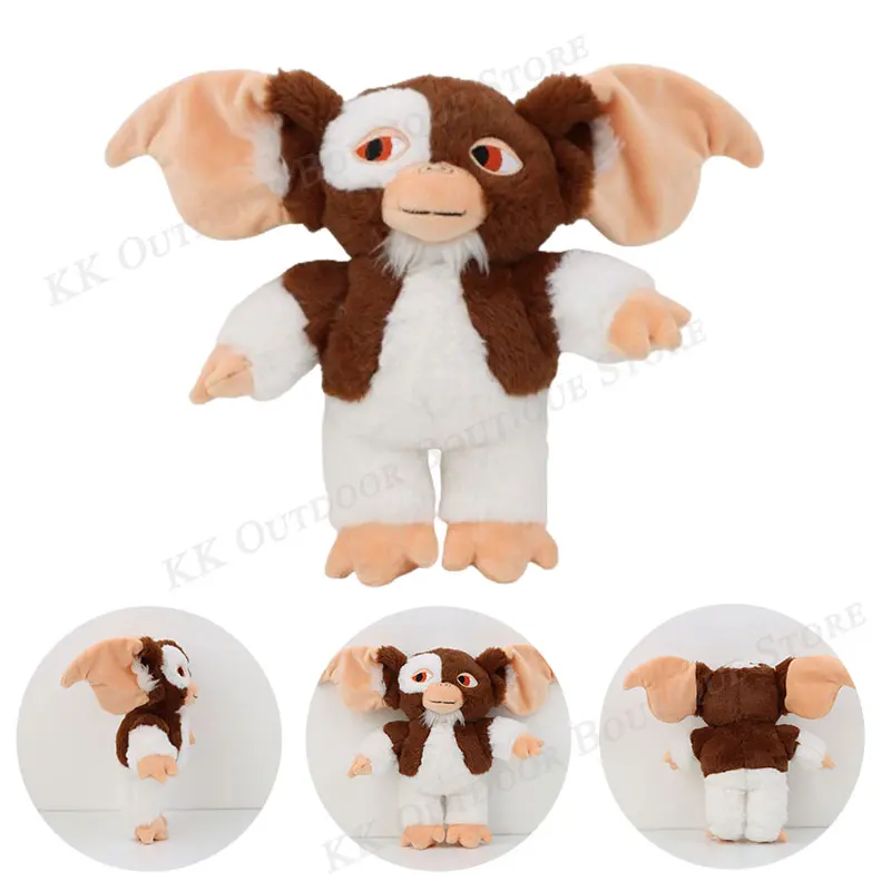 Gremlins Gizmo Plush Funny Toys Soft Fluffy Movie Figure Stuffed Plushie Doll Christmas Home Decoration Kids Birthday Gifts