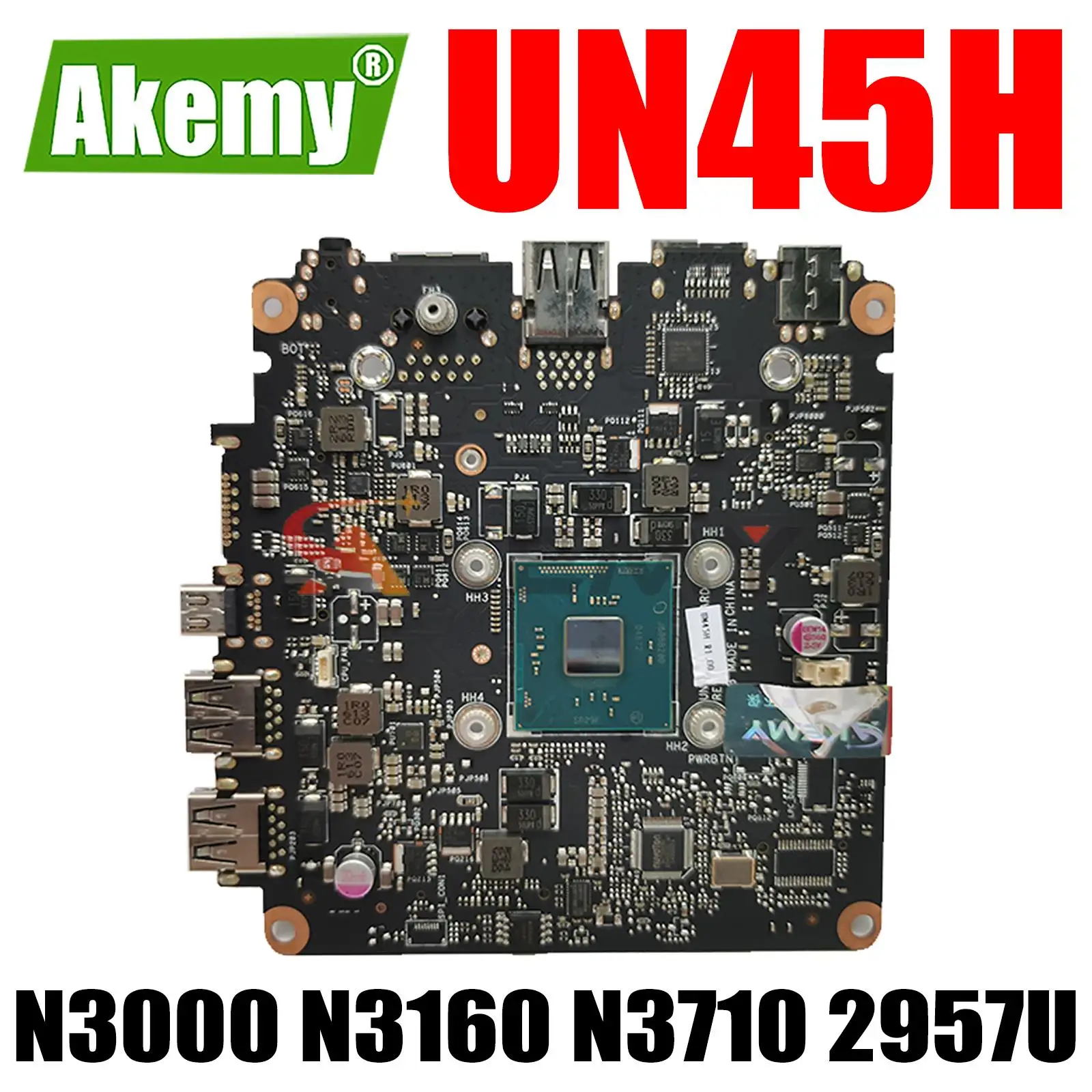 

UN45H Mainboard for ASUS VivoMini UN45H UN45H-VM062M Mini HD Computer Motherboard N3000 N3150 N3160 N3700 N3710 2957U CPU