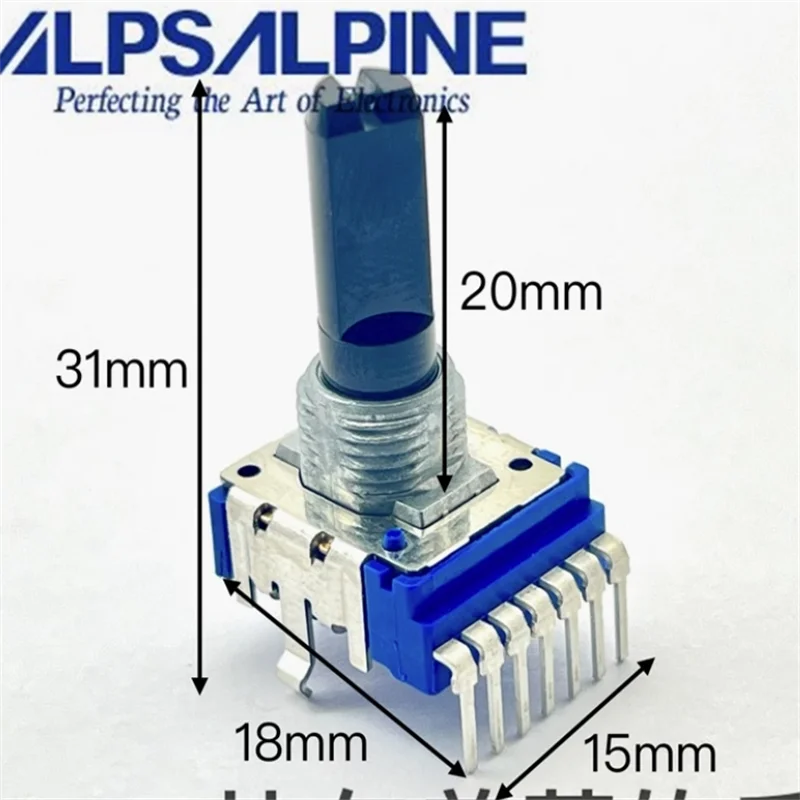 1 PCS ALPS RK14 Rotary Potentiometer A5K/A10K/A20K/A50K/A100K Mixing Console Special 7-Pin Shaft Length 20mm