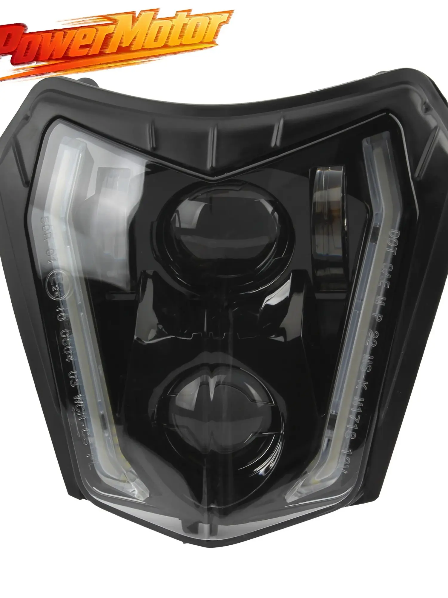 AliExpress PowerMotor Motorcycle Headlight LED for KTM EXC 300 XCF SX XC XCW EXCF 125  250 300500 2017 2023 Dirt Bike Headlamp Moto Custom Enduro