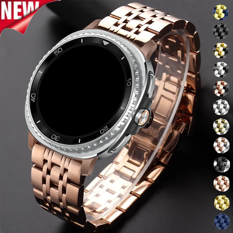 

Stainless Steel Band For Samsung Galaxy Watch 8 Classic 46mm 8 44/40mm Metal Wristband Belt For Galaxy Watch Ultra 2025 Bracelet