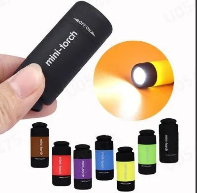 1pc-Ultra Bright Mini Flashlight USB Rechargeable Pocket Keychain Mini Flashlights LED Strong Light Waterproof Travel Portable