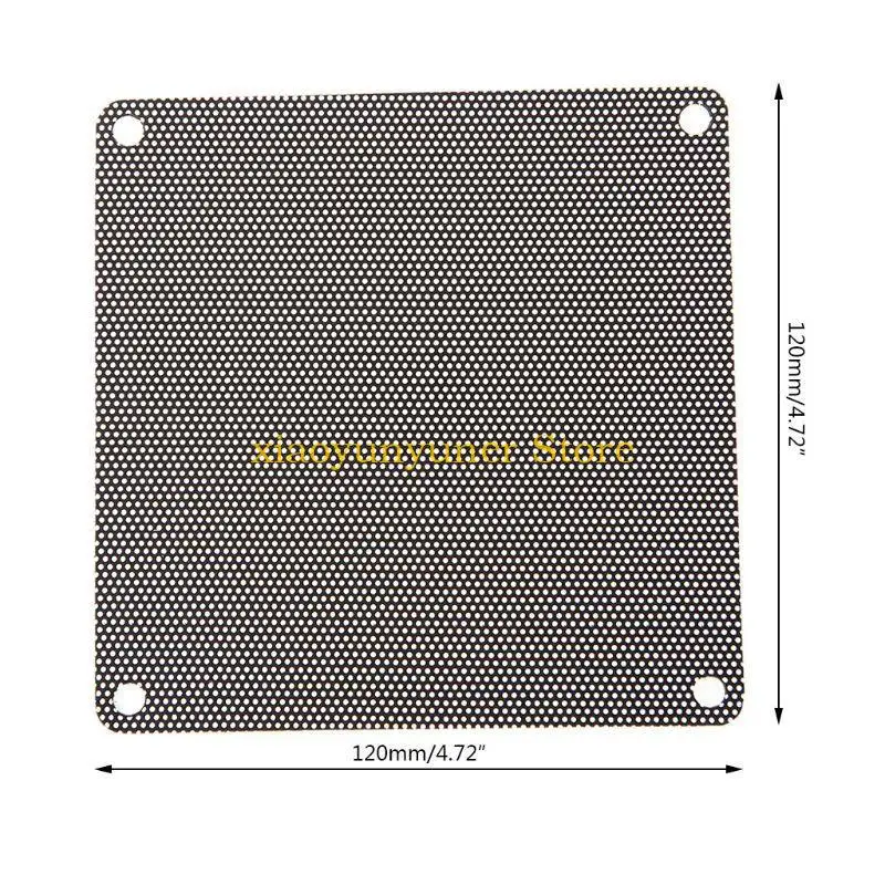 

P9JB 10 Piece Dust Cover PVC Fan Dustproof Filter 120mm for Chassis Fan Frame Filters