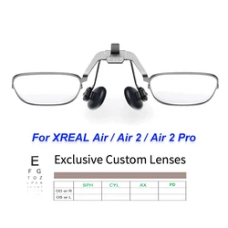 Xreal Air Nreal Air2 Pro lentes para miopía grado personalizado gafas AR inteligentes antiradiación gafas antiazules lentes graduadas