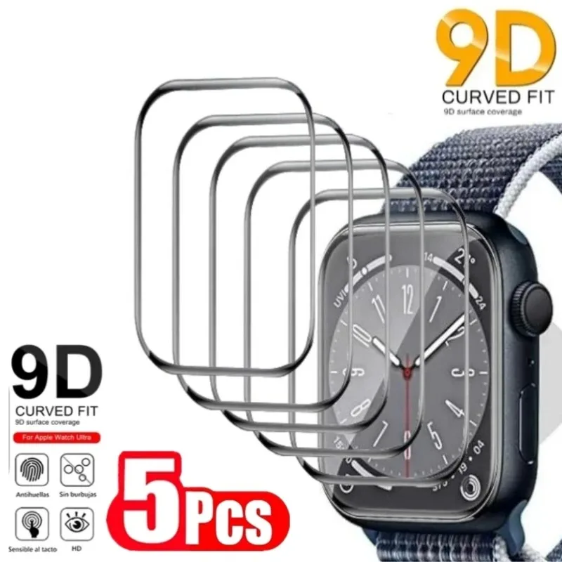 5PCS Ceramic Film for Apple Watch 46mm 45MM 44MM 38 41 42 40