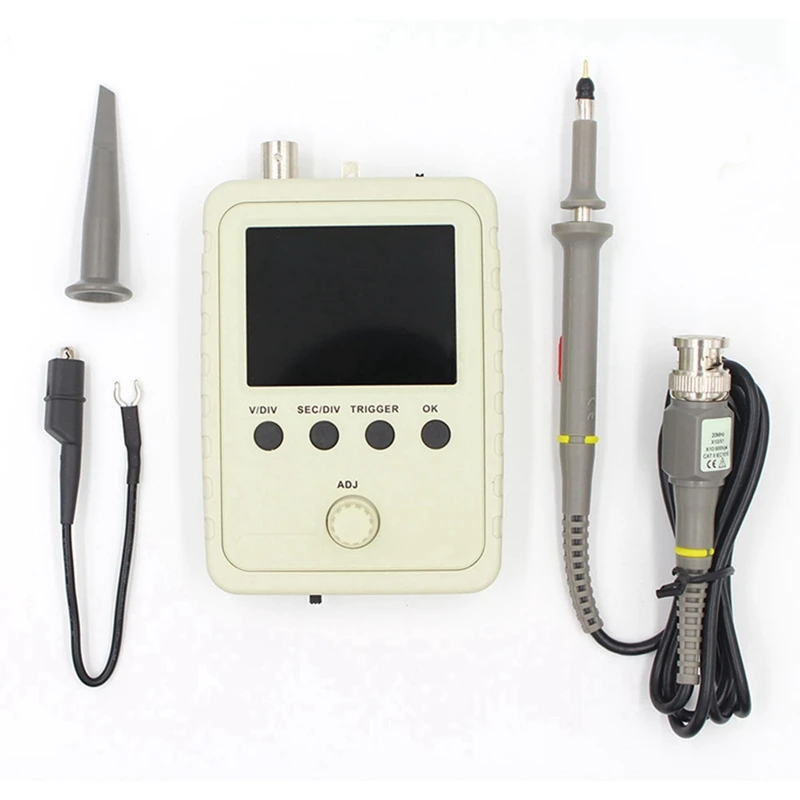 1Set Oscilloscope DIY Kit Oscilloscope Teaching DIY Digital Oscilloscope Kit DSO138 With BNC Probe