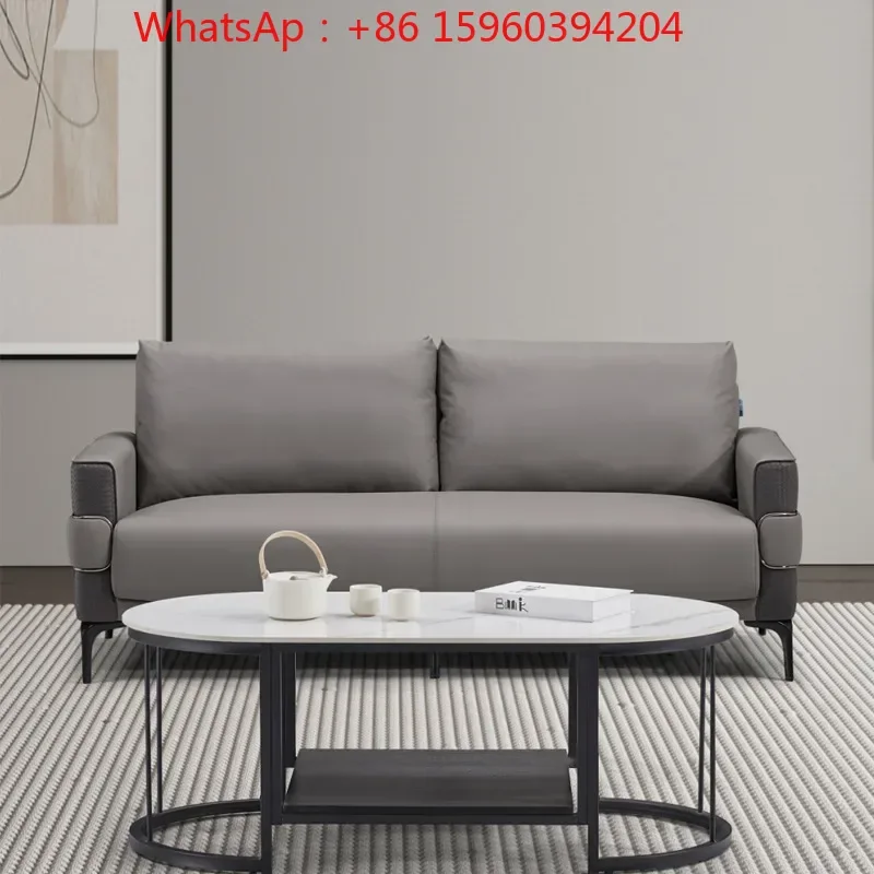 Color-matching office sofa business reception reception VIP room simple modern leisure area single three-person