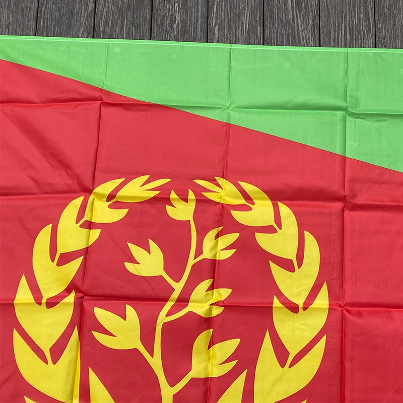 xvggdg      90X150CM   Eritrea Flag   Hanging Eritrean National Flags Polyester for Decoration