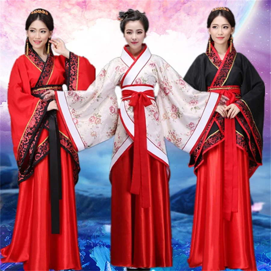 Trajes tradicionais chineses para mulheres, vestido de dança de palco, ano novo, terno adulto, performance, hanfu, cheongsam feminino