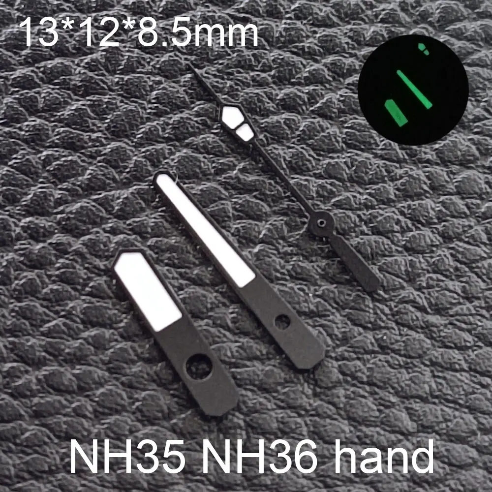 

NH35 Needle Watch accessories watch pointer NH36 hands pointer green super luminous suitable for NH35/NH36/NH38/NH70 movement