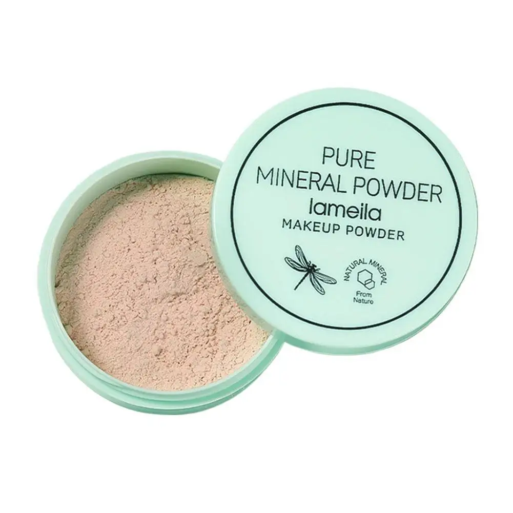 Mineralisches Loses Puder, Mattierendes Transparentes Fixierpuder für Ölige Haut, Ölkontrolle, Weiches Mattes Finish Gesichts-Losepuder – Detail 3
