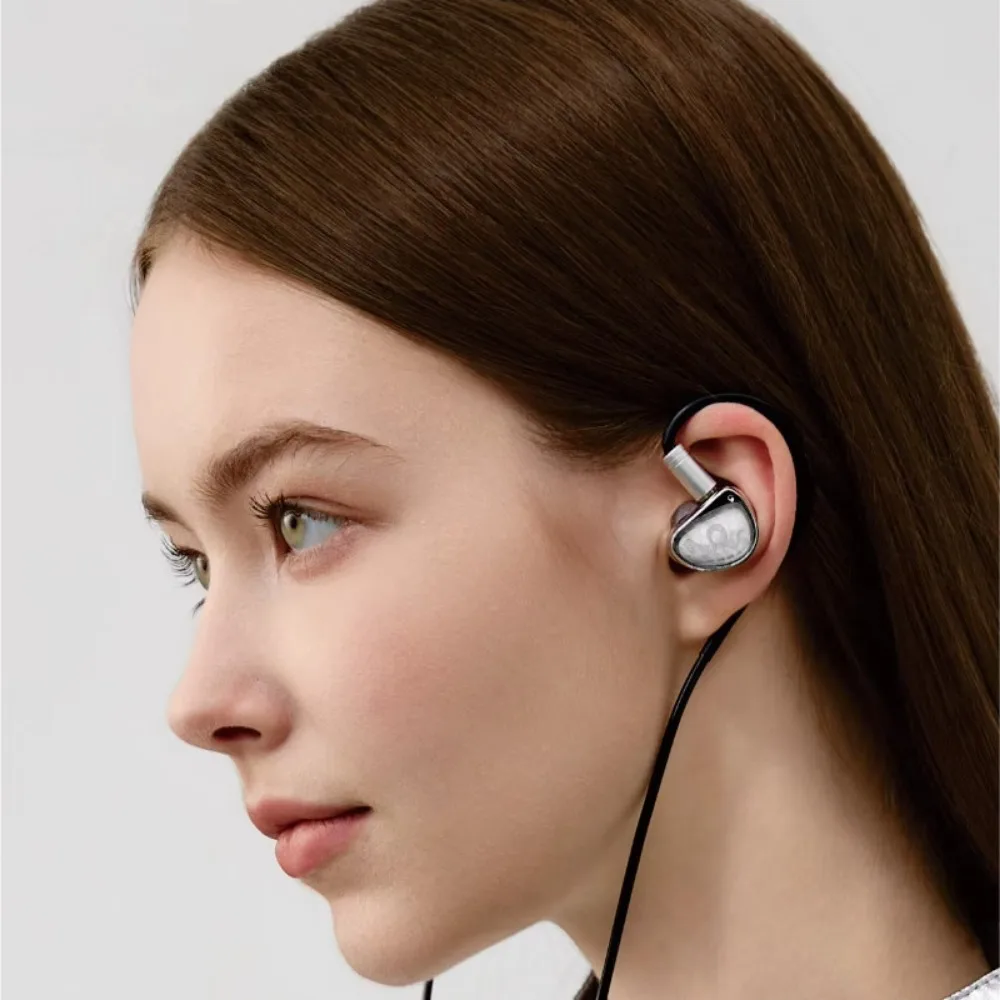 TFZ Earacoustic Audio STA Hi End 10 มม.+ 6 มม.2DD Dual Dynamic ไดรเวอร์ชนิดใส่ในหู HiFi IEM 0.78 มม.เพลงหูฟังแบบมีสาย