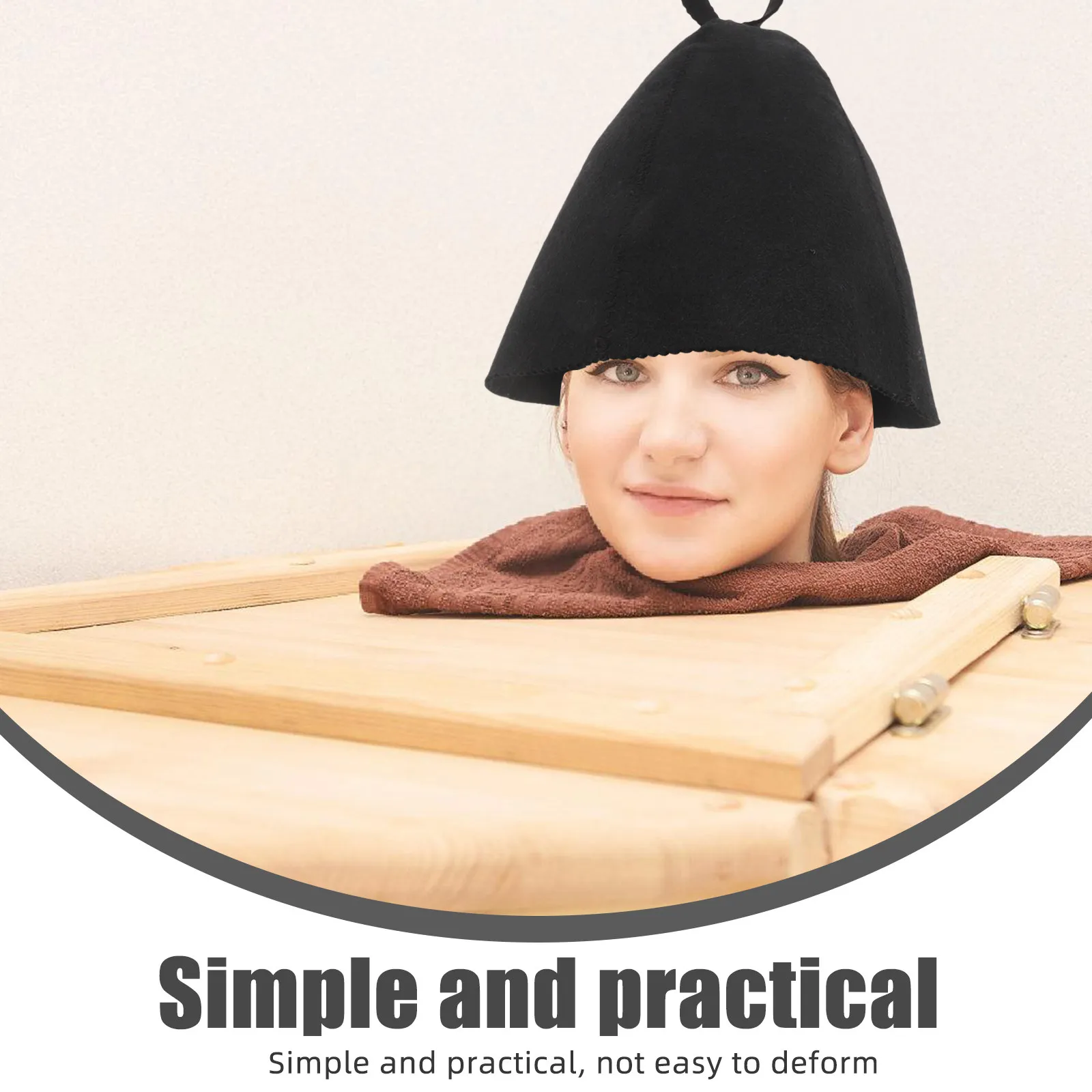 1Set Felt Sauna Hat Thick Felt Seat Cushion Comfortable Sauna Accessories for Home Steam Room Bench Seat Outdoor Chair Cushion