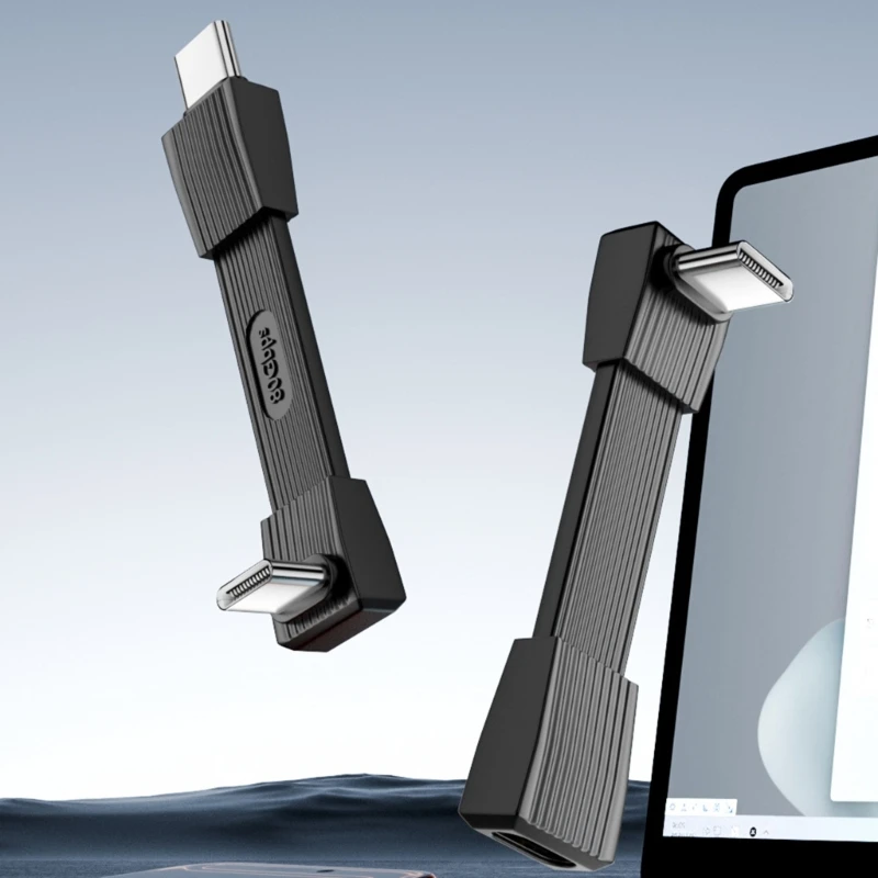 Fast Speed 240W Type C To Type C Cord With Simultaneous Charging Data Sync Flexible TPE Universal Compatibility F19E