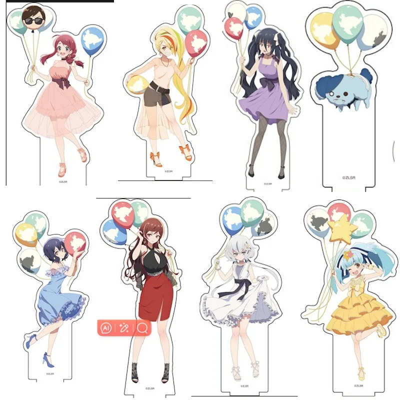 Cute Anime ZOMBIE LAND SAGA Peripherals GAME Acrylic Kawaii Standing Plate Birthday CAKE Tabletop Decoration Otaku Gift Toy