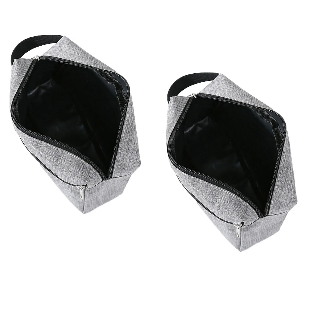 

2 Pcs Travel Bag Storage Mens Shower Makeup Jewelry Toiletry Multifunction Small Pouch Oxford Cloth Wash Miss