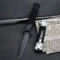 Outdoor portable foldable stainless steel outdoor high hardness tactical multi-purpose quick opening self-defense knife