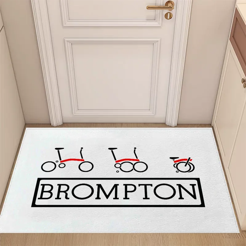 Custom Bromptones Bathroom Mat for Hallway on the Floor Cute Room Decor Bedrooom Carpet for Home Entrance Modern Home Decorat #